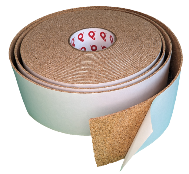 Natural Granulated Cork Tape - Synthetic Cork Rubber Tape • Pres-On Cork Tape Roll