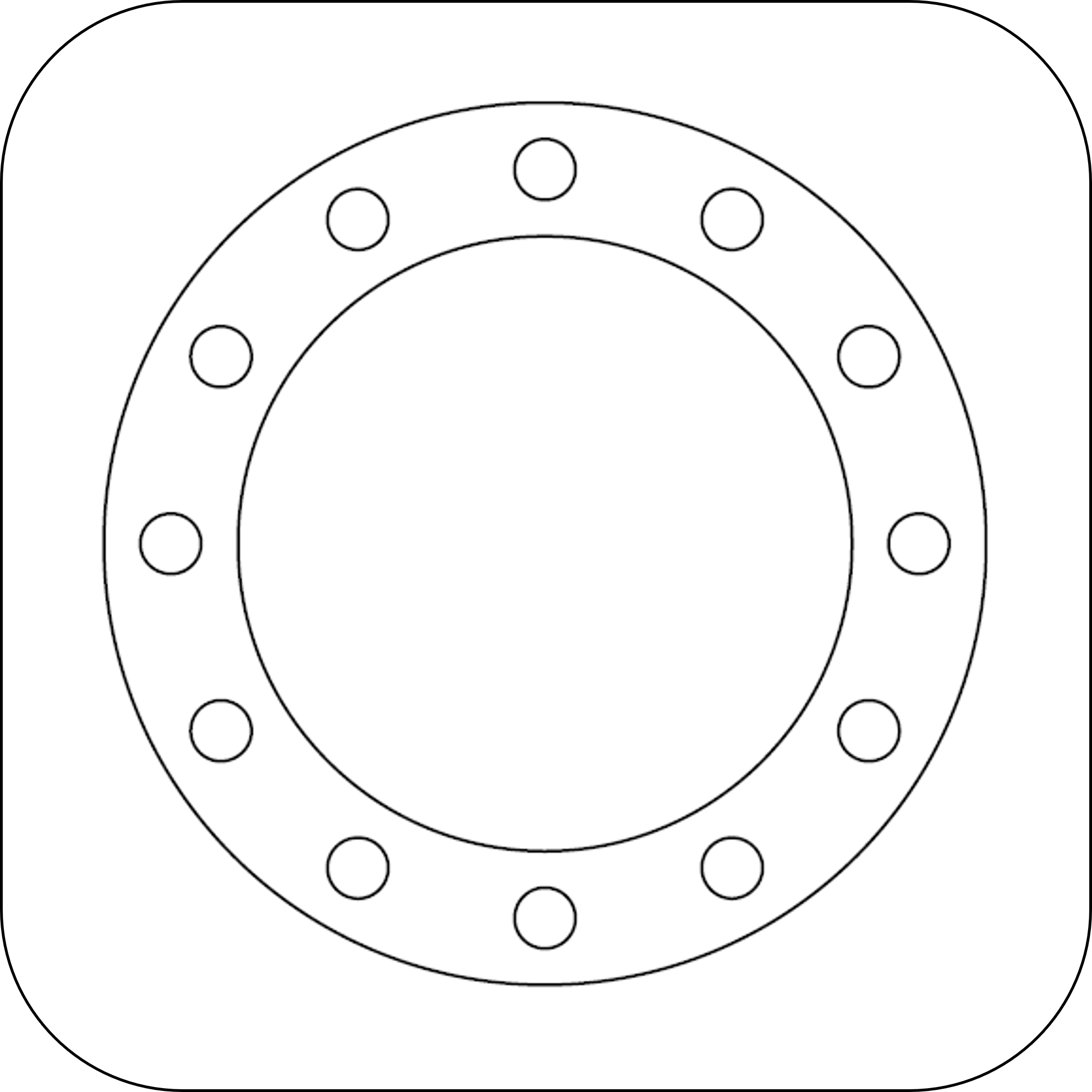 Circle Gasket • Pres-On Circle Gasket
