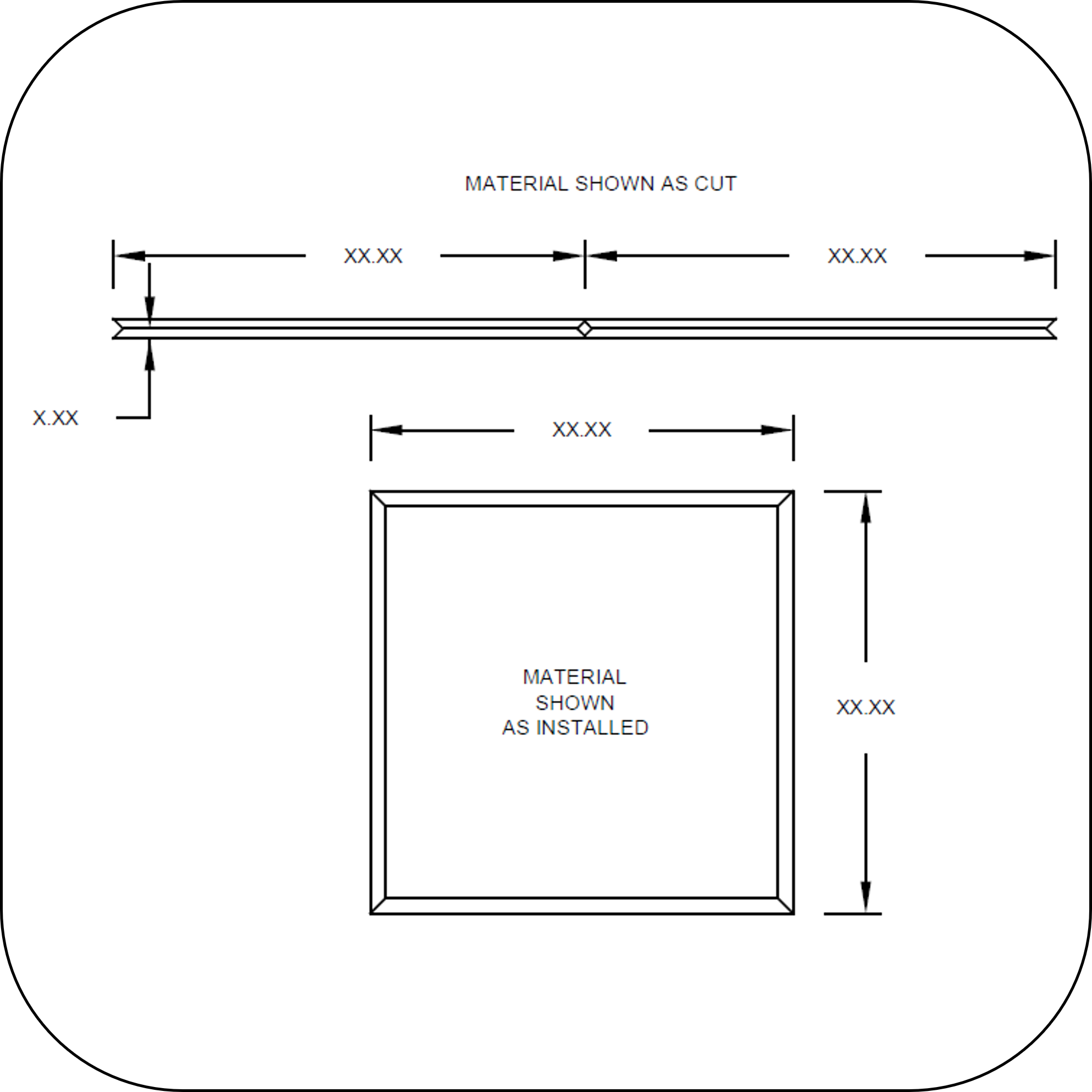 Pop Out Gasket • Pres-On Pop Out Gasket